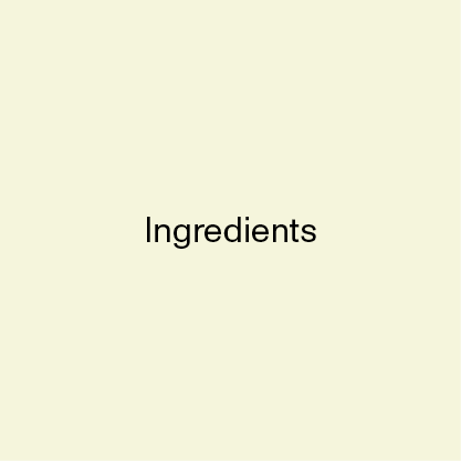 Ingrédients Texte